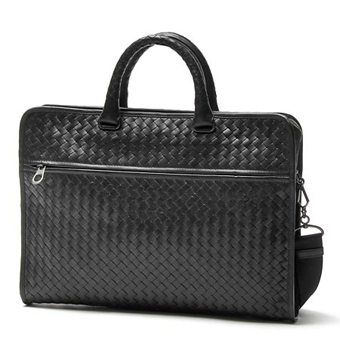 BOTTEGA VENETA ボッテガヴェネタ バッグ コピー 248395 f131 1000 レザーブリーフケース（2WAY仕様） ブラック メンズ